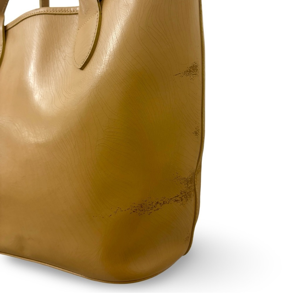 Vintage Longchamp - Beige Leather Handbag - Picture 3 of 15